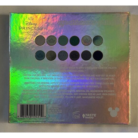 Taste Beauty Disney Princess Create Your World Eye Shimmer Palette NEW - Picture 4 of 4